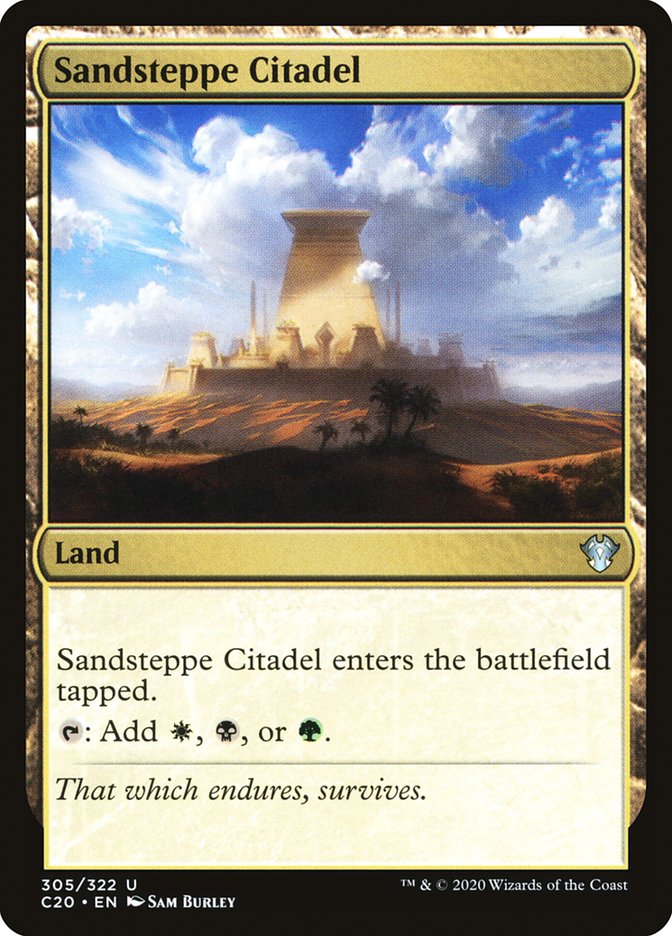 Sandsteppe Citadel [Commander 2020] | Dumpster Cat Games