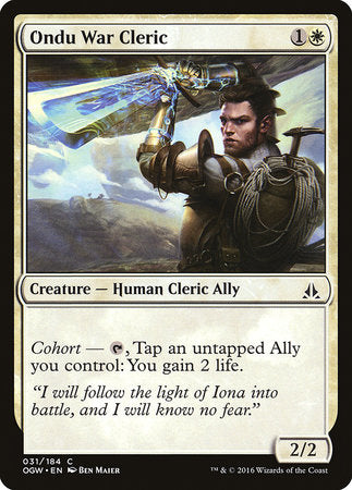 Ondu War Cleric [Oath of the Gatewatch] | Dumpster Cat Games