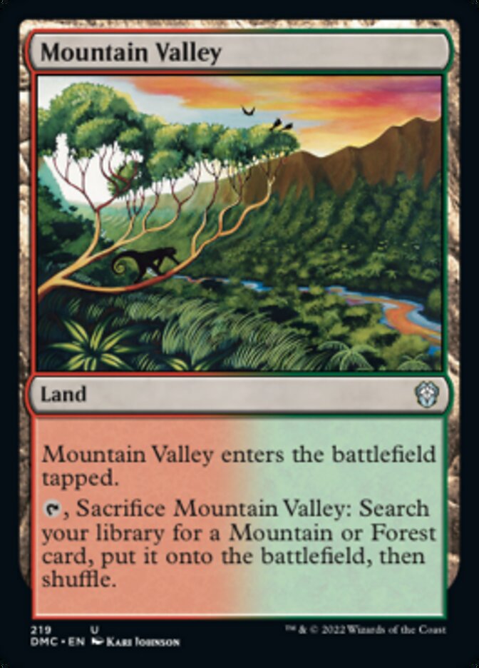 Mountain Valley [Dominaria United Commander] | Dumpster Cat Games