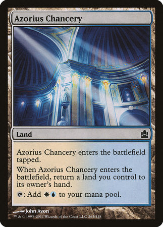 Azorius Chancery [Commander 2011] | Dumpster Cat Games