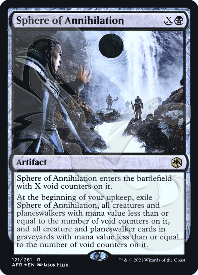 Sphere of Annihilation (Ampersand Promo) [Dungeons & Dragons: Adventures in the Forgotten Realms Promos] | Dumpster Cat Games