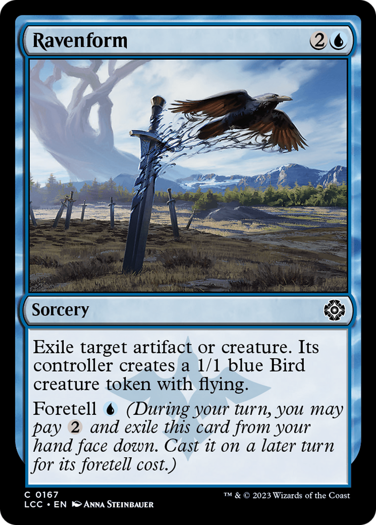 Ravenform [The Lost Caverns of Ixalan Commander] | Dumpster Cat Games