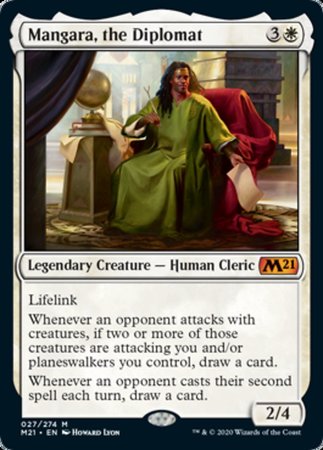 Mangara, the Diplomat [Core Set 2021] | Dumpster Cat Games