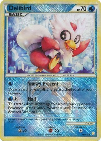 Delibird (39/123) (League Promo) [HeartGold & SoulSilver: Base Set] | Dumpster Cat Games