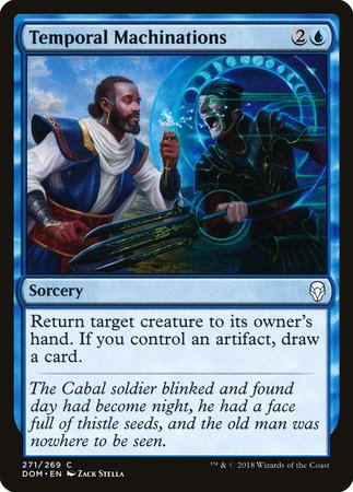 Temporal Machinations [Dominaria] | Dumpster Cat Games