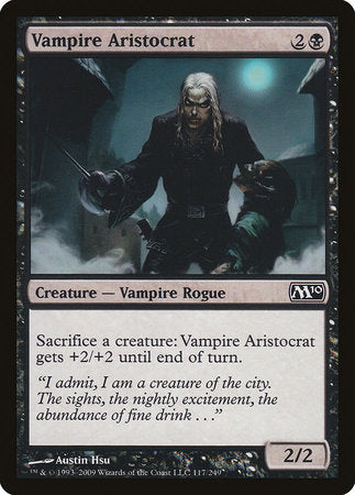 Vampire Aristocrat [Magic 2010] | Dumpster Cat Games