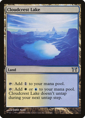 Cloudcrest Lake [Champions of Kamigawa] | Dumpster Cat Games