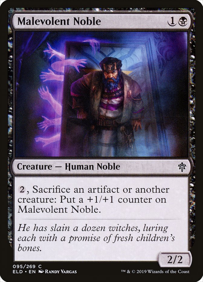 Malevolent Noble [Throne of Eldraine] | Dumpster Cat Games