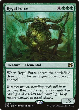 Regal Force [Duel Decks: Elves vs. Inventors] | Dumpster Cat Games