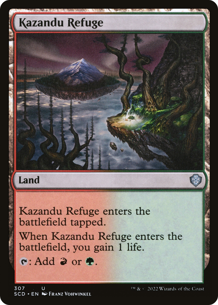 Kazandu Refuge [Starter Commander Decks] | Dumpster Cat Games