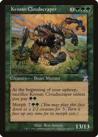 Krosan Cloudscraper [Time Spiral Timeshifted] | Dumpster Cat Games