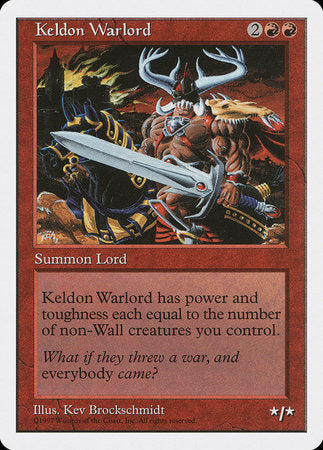 Keldon Warlord [Fifth Edition] | Dumpster Cat Games