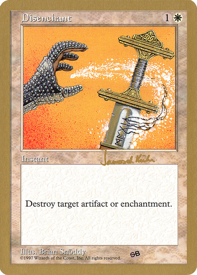 Disenchant (Janosch Kuhn) (SB) [World Championship Decks 1997] | Dumpster Cat Games