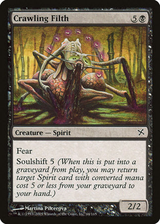 Crawling Filth [Betrayers of Kamigawa] | Dumpster Cat Games