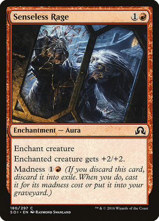 Senseless Rage [Shadows over Innistrad] | Dumpster Cat Games