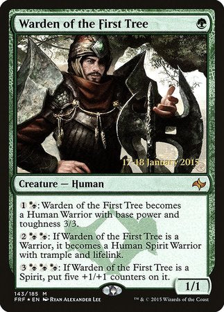 Warden of the First Tree [Fate Reforged Promos] | Dumpster Cat Games