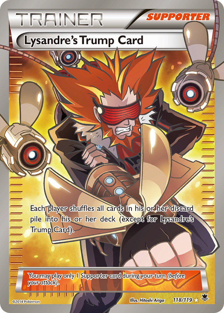 Lysandre's Trump Card (118/119) [XY: Phantom Forces] | Dumpster Cat Games