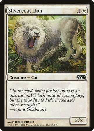 Silvercoat Lion [Magic 2013] | Dumpster Cat Games
