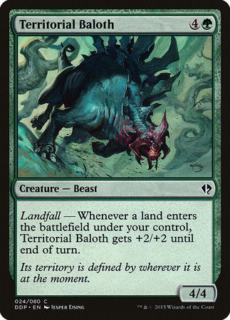 Territorial Baloth [Duel Decks: Zendikar vs. Eldrazi] | Dumpster Cat Games