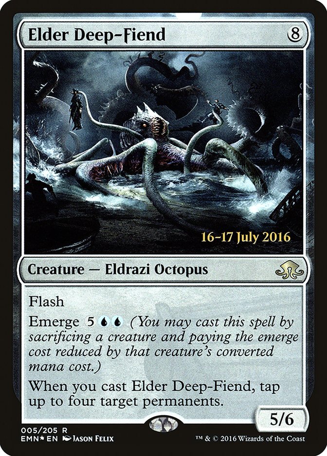 Elder Deep-Fiend  [Eldritch Moon Prerelease Promos] | Dumpster Cat Games