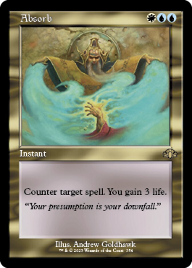 Absorb (Retro) [Dominaria Remastered] | Dumpster Cat Games