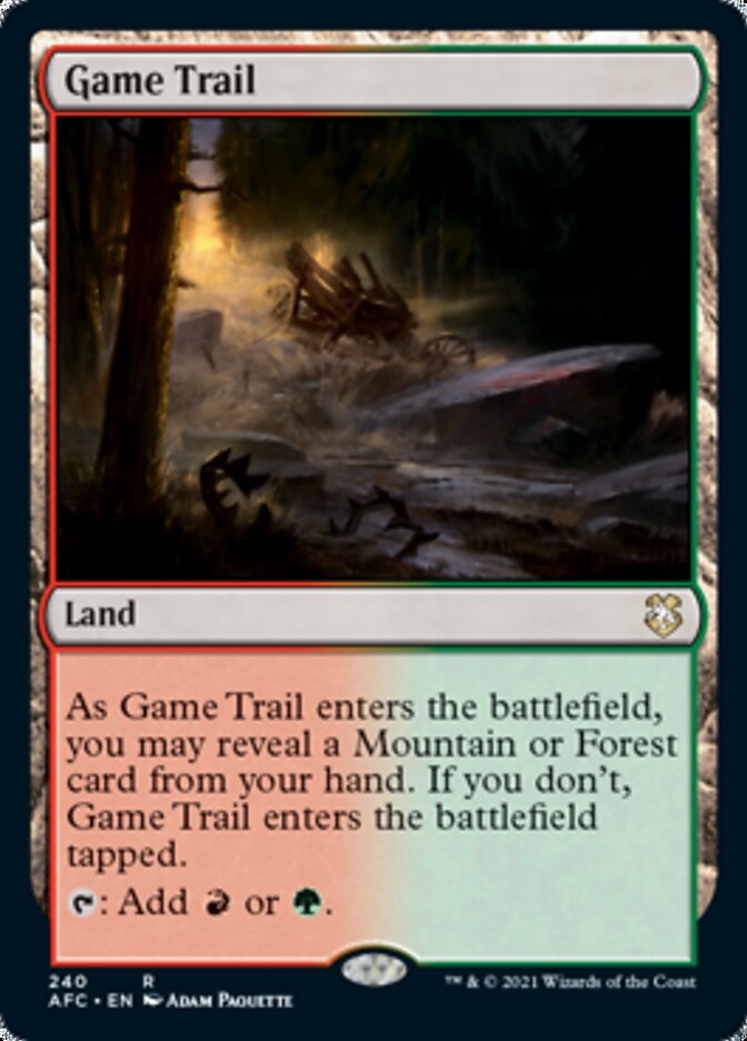 Game Trail [Dungeons & Dragons: Adventures in the Forgotten Realms Commander] | Dumpster Cat Games