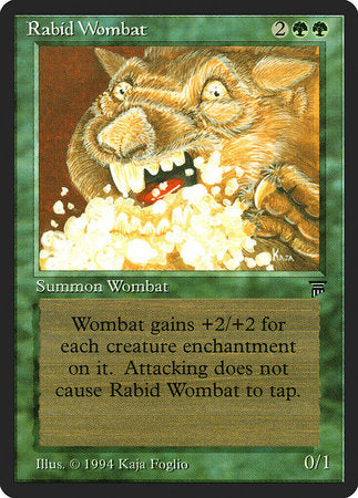 Rabid Wombat [Legends] | Dumpster Cat Games