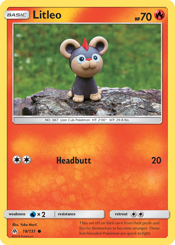 Litleo (18/131) [Sun & Moon: Forbidden Light] | Dumpster Cat Games