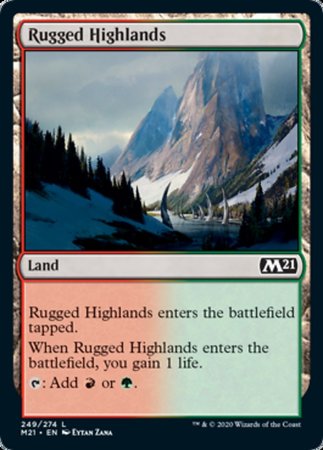 Rugged Highlands [Core Set 2021] | Dumpster Cat Games
