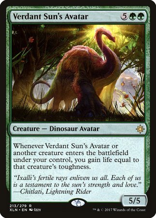 Verdant Sun's Avatar [Ixalan] | Dumpster Cat Games