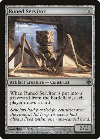 Runed Servitor [Rise of the Eldrazi] | Dumpster Cat Games