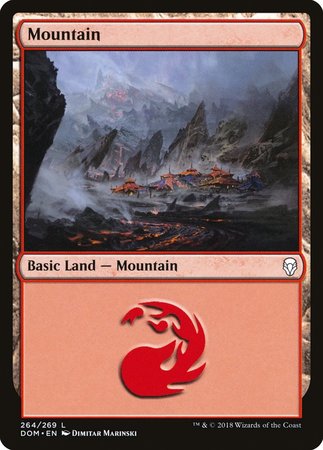 Mountain (264) [Dominaria] | Dumpster Cat Games