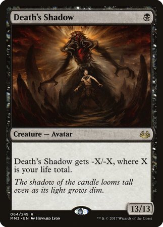 Death's Shadow [Modern Masters 2017] | Dumpster Cat Games