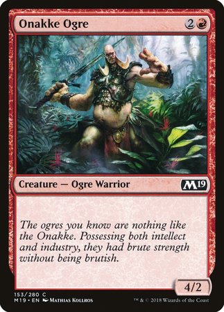 Onakke Ogre [Core Set 2019] | Dumpster Cat Games