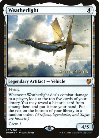 Weatherlight [Dominaria Promos] | Dumpster Cat Games