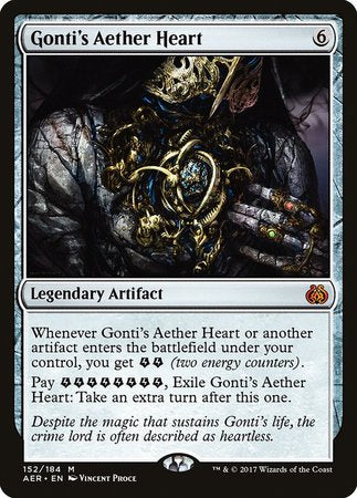 Gonti's Aether Heart [Aether Revolt] | Dumpster Cat Games
