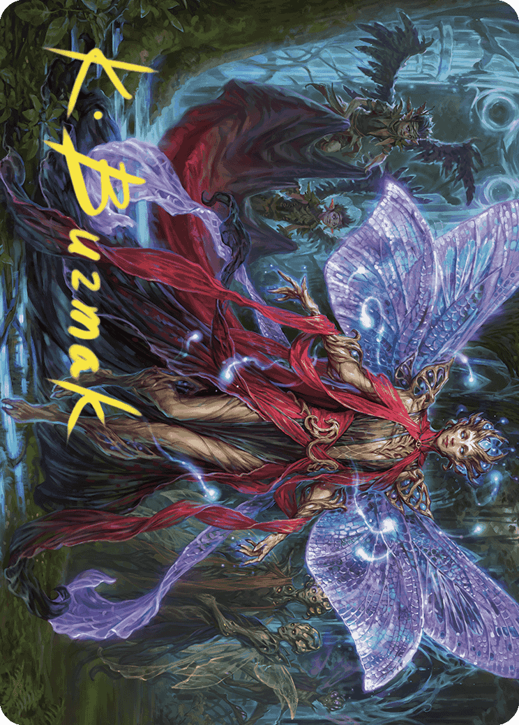 Tegwyll, Duke of Splendor Art Card (Gold-Stamped Signature) [Wilds of Eldraine Art Series] | Dumpster Cat Games