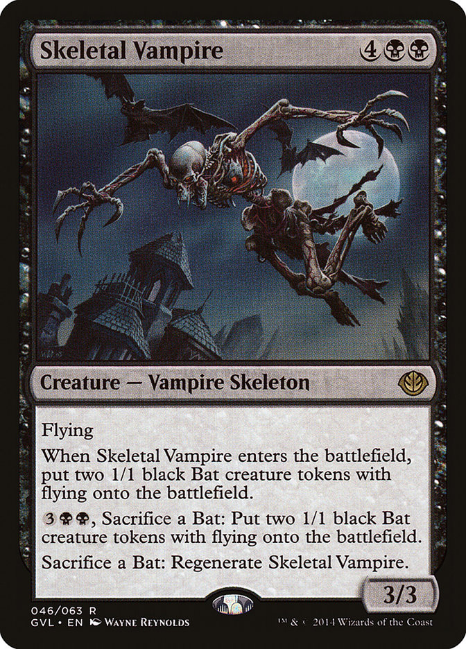Skeletal Vampire (Garruk vs. Liliana) [Duel Decks Anthology] | Dumpster Cat Games