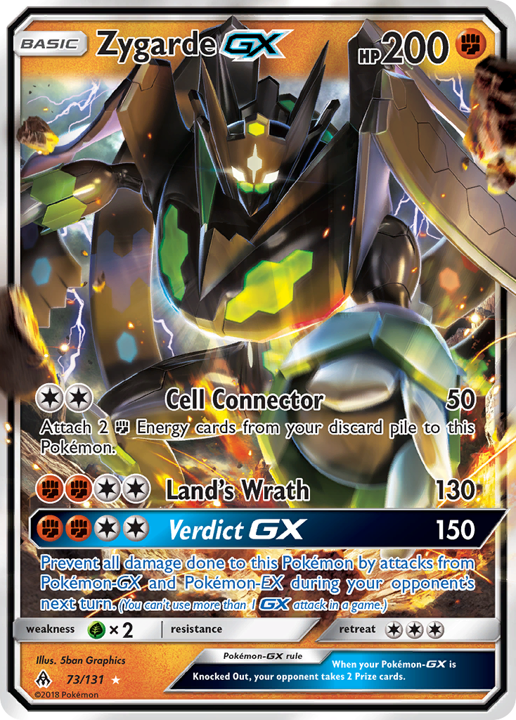 Zygarde GX (73/131) [Sun & Moon: Forbidden Light] | Dumpster Cat Games