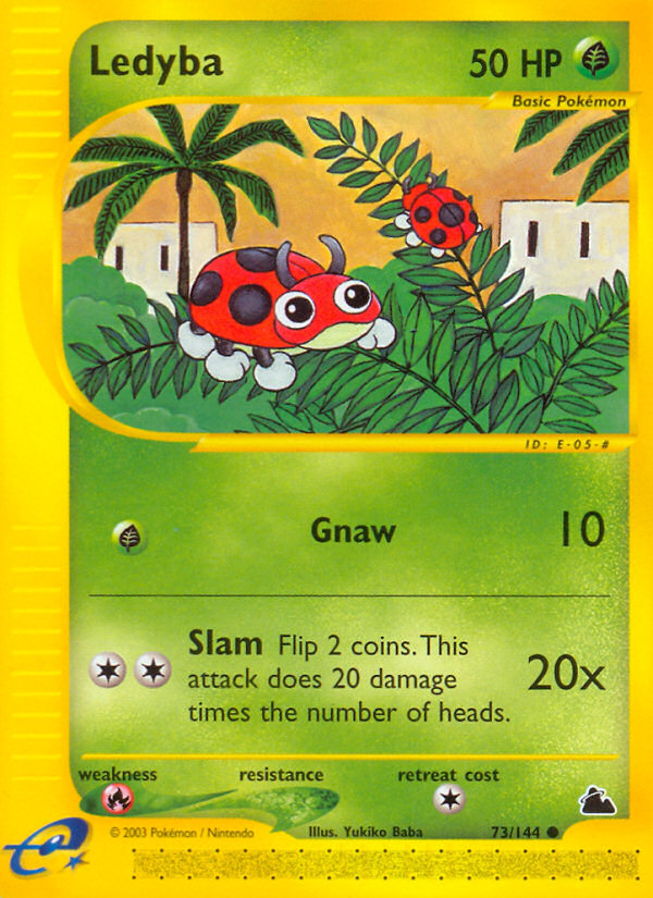 Ledyba (73/144) [Skyridge] | Dumpster Cat Games