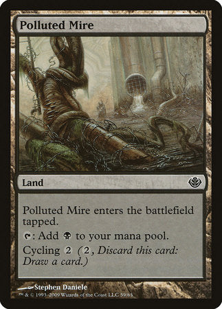 Polluted Mire [Duel Decks: Garruk vs. Liliana] | Dumpster Cat Games