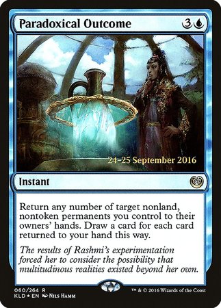 Paradoxical Outcome [Kaladesh Promos] | Dumpster Cat Games