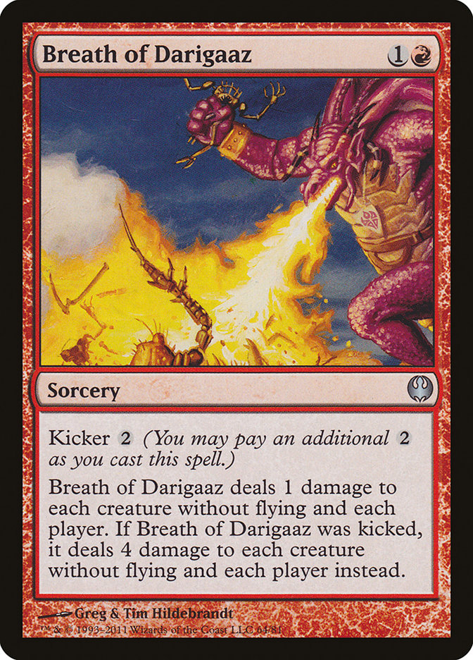 Breath of Darigaaz [Duel Decks: Knights vs. Dragons] | Dumpster Cat Games