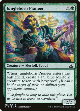 Jungleborn Pioneer [Rivals of Ixalan] | Dumpster Cat Games