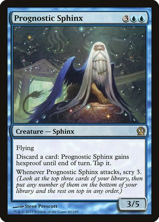 Prognostic Sphinx [Theros] | Dumpster Cat Games
