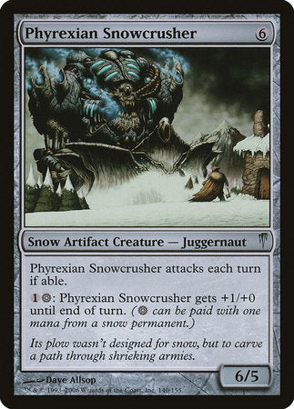 Phyrexian Snowcrusher [Coldsnap] | Dumpster Cat Games