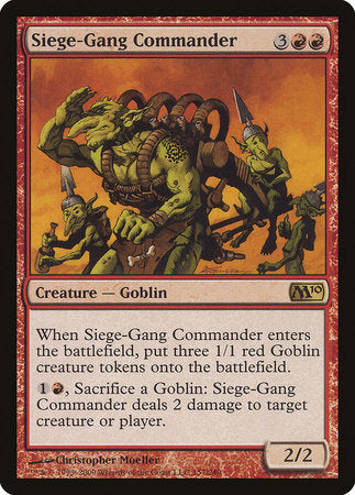 Siege-Gang Commander [Magic 2010] | Dumpster Cat Games