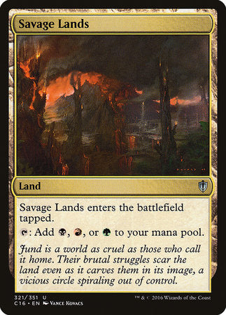 Savage Lands [Commander 2016] | Dumpster Cat Games
