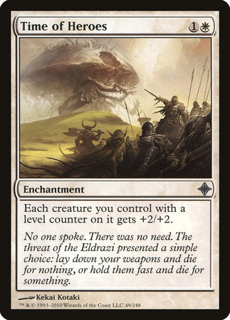Time of Heroes [Rise of the Eldrazi] | Dumpster Cat Games