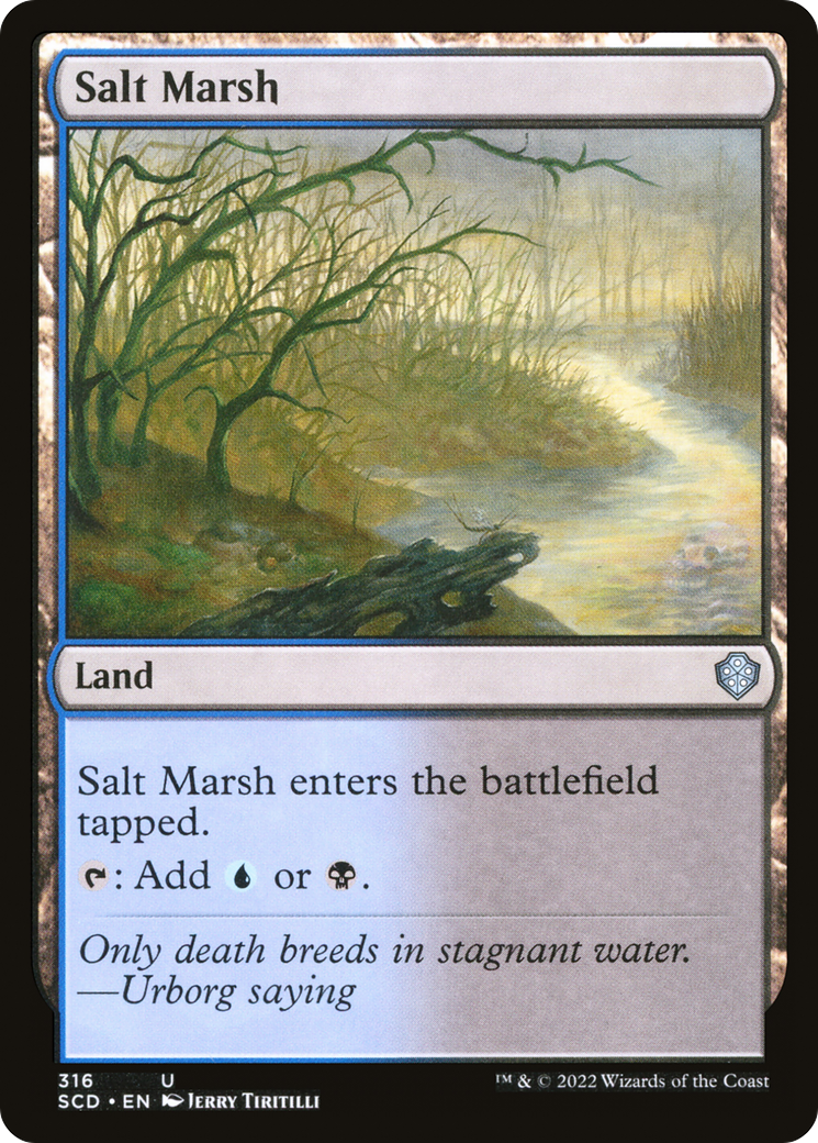 Salt Marsh [Starter Commander Decks] | Dumpster Cat Games